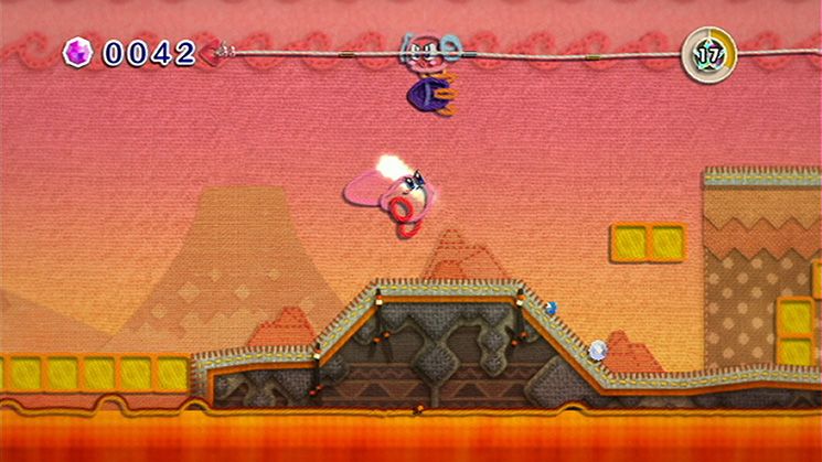 Kirby's Epic Yarn Screenshot (Nintendo eShop - Wii U)