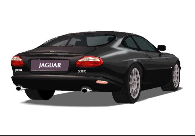 Gran Turismo 3: A-spec Render (Official Press Kit - Car Model Renders): Jaguar XKR