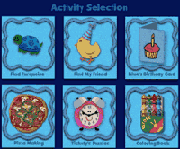 Blue's Clues: Blue's Birthday Adventure Screenshot (Official Website, March 2000)