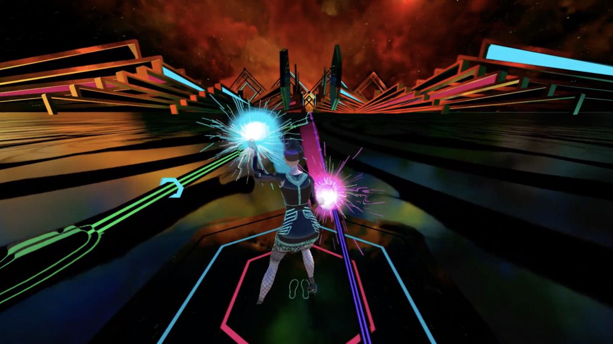 Synth Riders: Rancid - "Time Bomb" Screenshot (Steam)