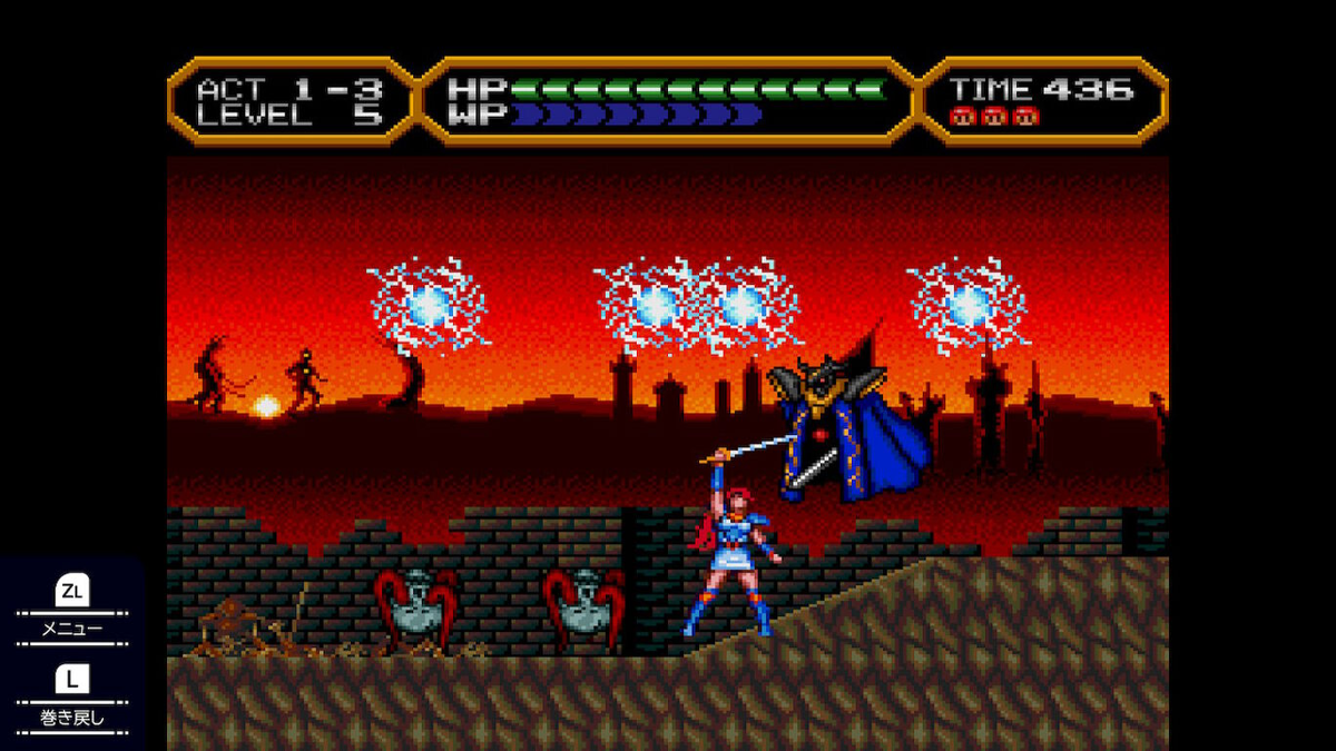 Valis IV Screenshot (Nintendo.co.jp)