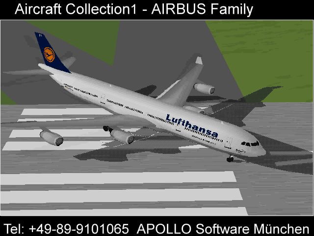 Apollo Collection 1: Airbus Family Screenshot (Apollo promotional video clips 1996-03-25): A340-300