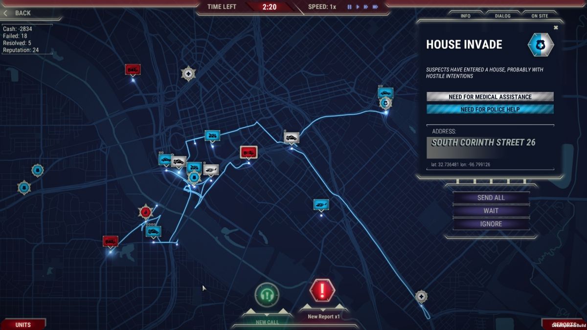 911 Operator Screenshot (Jutsu Games): House Invade