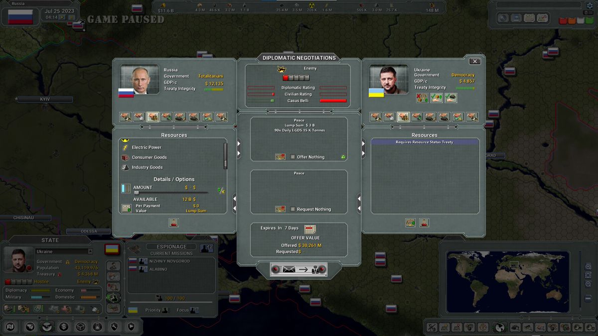 Supreme Ruler 2030 Screenshot (Steam)