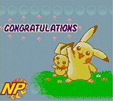 Pokémon Puzzle Challenge Screenshot (Official Game Page - Nintendo.com): Pikachu and Pichu Pikachu and Pichu are pleased with the performance.