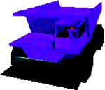 Big Red Racing Other (Eidos Interactive website, 1997): Blue Truck In-game car model