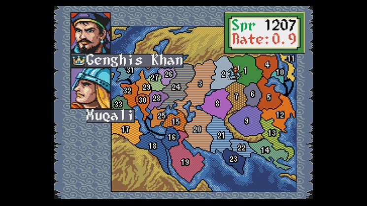 Genghis Khan II: Clan of the Gray Wolf Screenshot (Nintendo eShop)