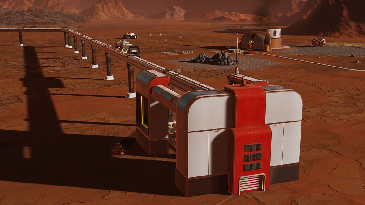 Surviving Mars: Martian Express Screenshot (Steam)