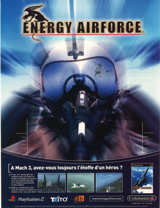 Energy Airforce Magazine Advertisement (Magazine Advertisements): Consoles + (France), Issue 138 (July 2003)