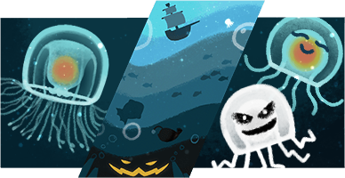 Halloween 2020 (Magic Cat Academy 2), Google Doodle