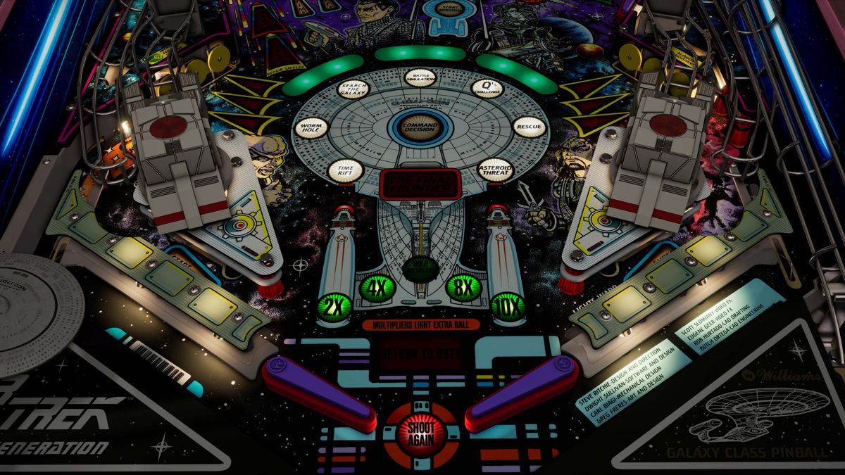 Pinball FX: Williams Pinball - Star Trek: The Next Generation Screenshot (PlayStation Store)
