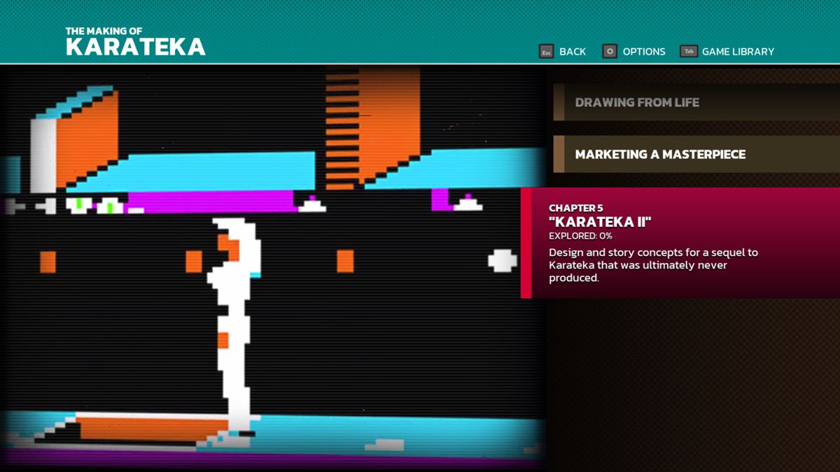 The Making of Karateka Screenshot (Steam)