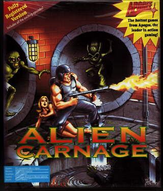 Alien Carnage Other (Gee Whiz! Entertainment website, 1998): Alien Carnage - International version. Box art