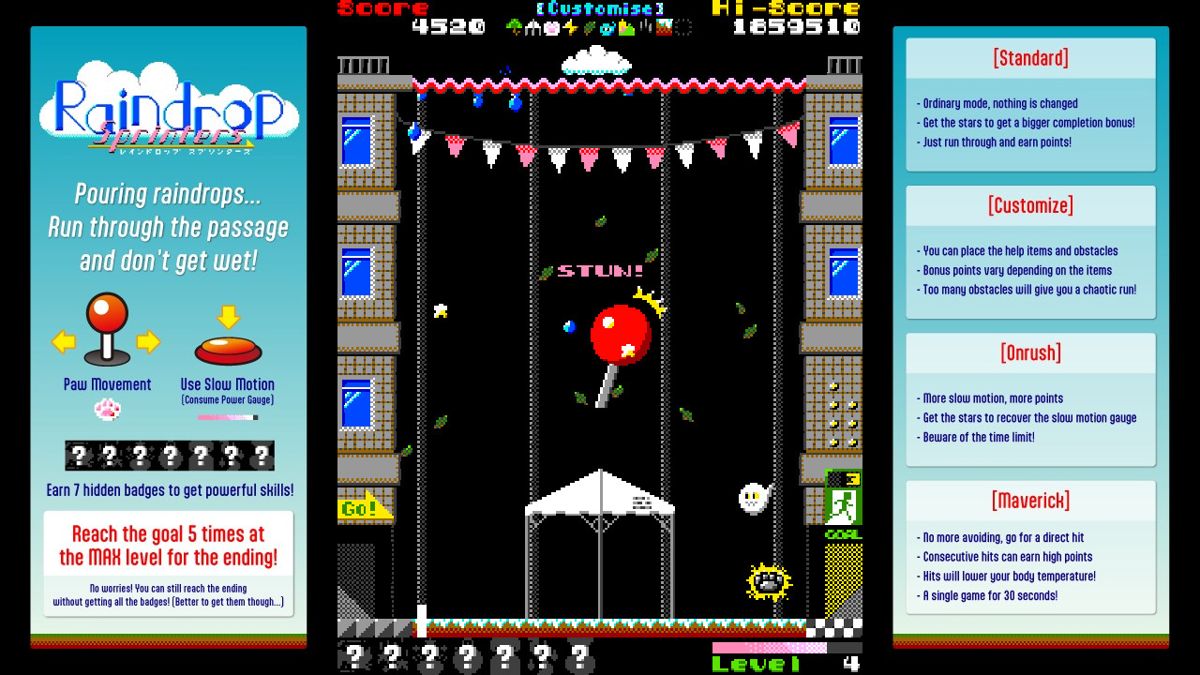 Raindrop Sprinters Screenshot (Nintendo.com)