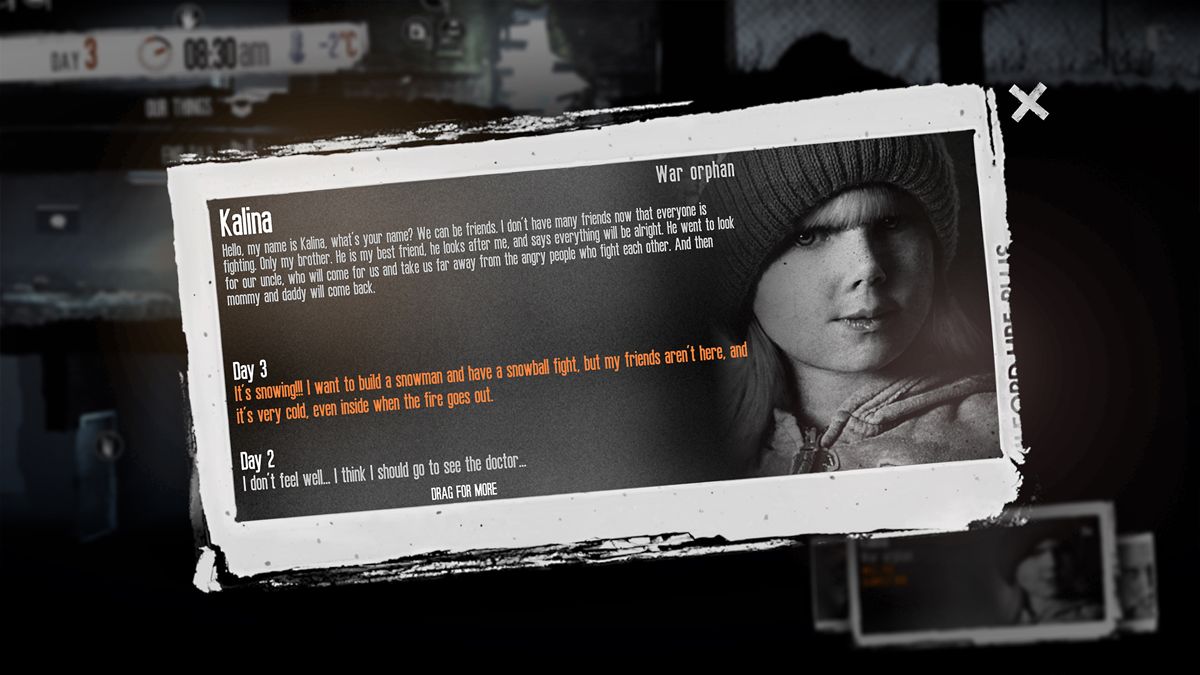 This War of Mine: The Little Ones Screenshot (Steam product page)