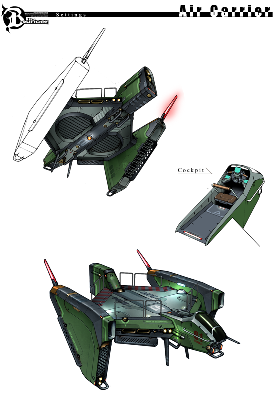 The Bouncer Render (The Bouncer Press Kit): Air Carrier