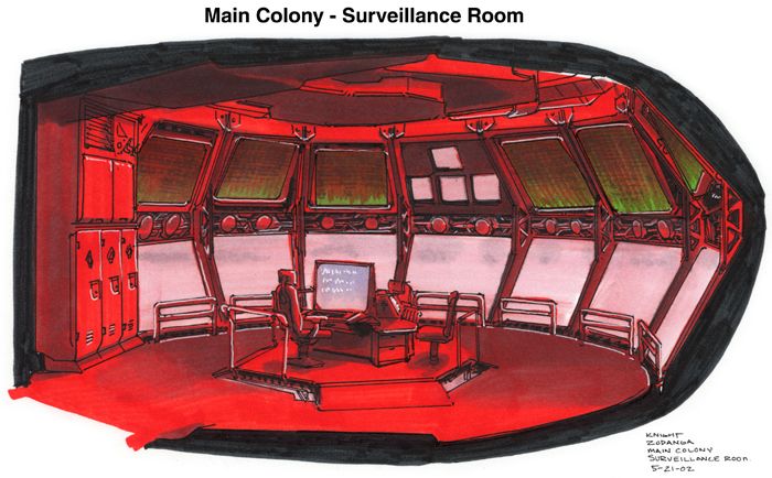 RTX: Red Rock Concept Art (RTX Red Rock Art Asset disc): Surveillance Room