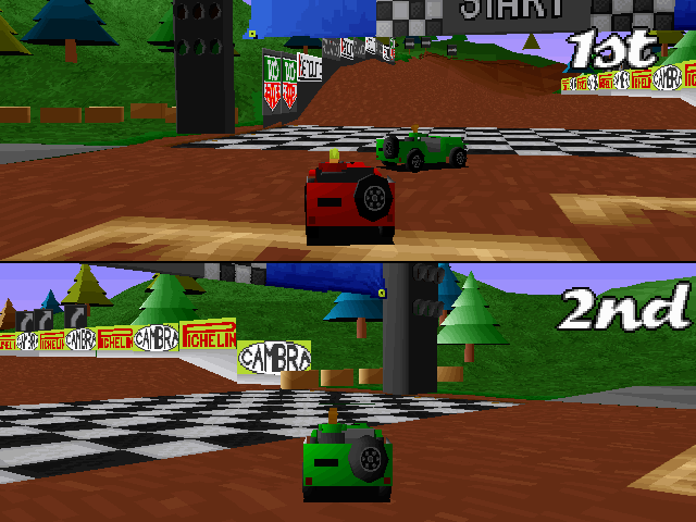 Big Red Racing Screenshot (Eidos Interactive website, 1997)