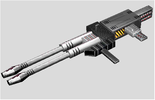 Malice: 23rd Century Ultraconversion for Quake Other (Official website, 1998): the punisher In-game weapon model