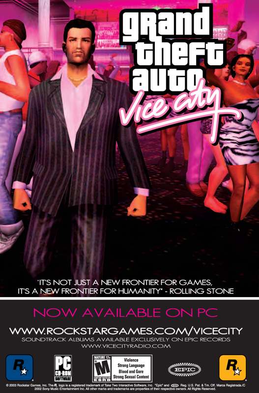 Grand Theft Auto: Vice City official promotional image - MobyGames