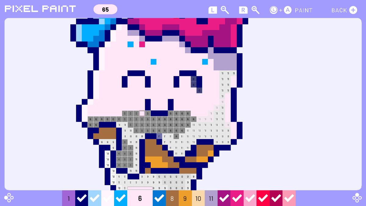 Pixel Paint Screenshot (Nintendo.com)