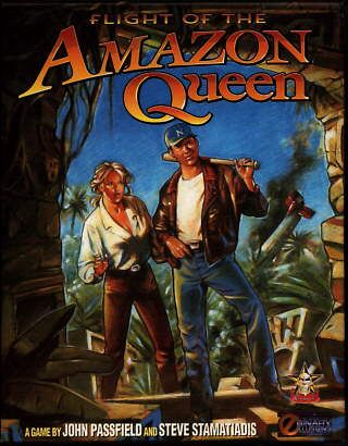 Flight of the Amazon Queen Other (Gee Whiz! Entertainment website, 1998): This is the box to look for in most countries. Box art