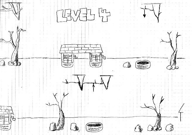 Wizball Concept Art (World of Spectrum > Additional material): Wizball Graphics: Map Page 7 in: Game Additional Material
