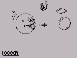 Wizball Concept Art (World of Spectrum > Additional material: Historical loading screen development files): early