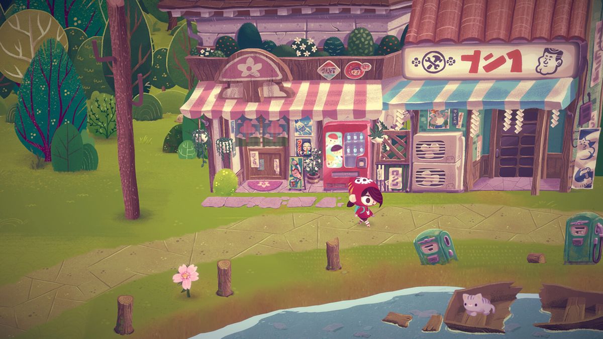 Mineko's Night Market Screenshot (Nintendo.com)