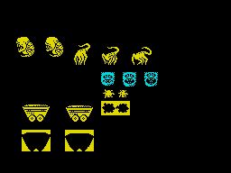 Contra Concept Art (Sprites for ZX Spectrum)