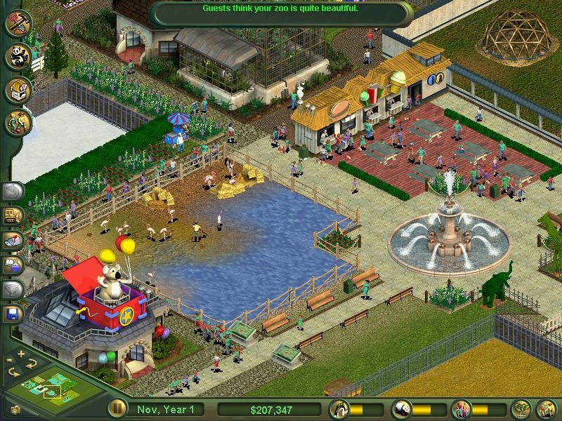 Zoo Tycoon: Complete Collection Screenshot (Zoo Tycoon Press Kit): Hamburger Stands