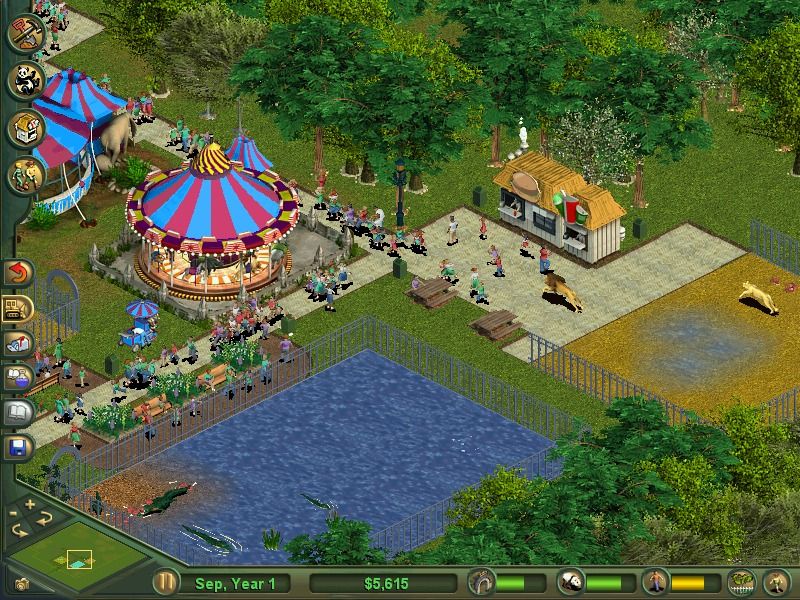 Zoo Tycoon: Complete Collection Screenshot (Zoo Tycoon Press Kit): Lions Escape