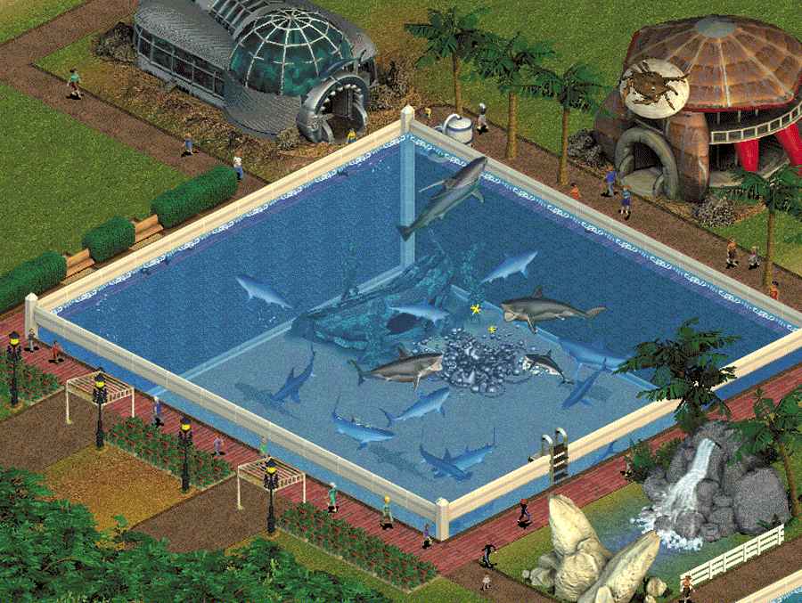 Zoo Tycoon: Complete Collection Screenshot (Zoo Tycoon Press Kit): Sharks