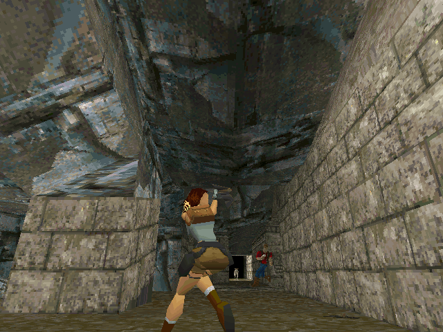 Tomb Raider Screenshot (SCORE Magazine CD, September 1996)