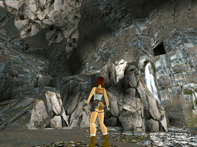 Tomb Raider Screenshot (SCORE Magazine CD, September 1996)