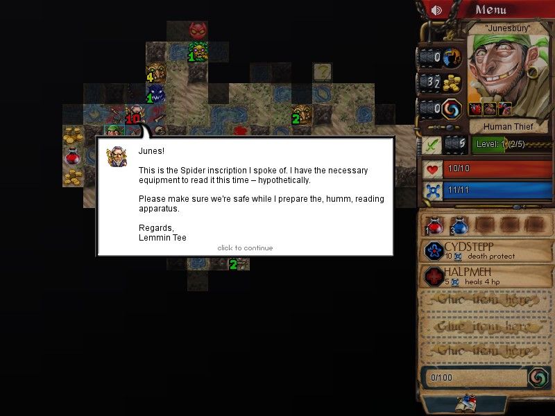 Desktop Dungeons: Goatperson DLC Screenshot (Steam)