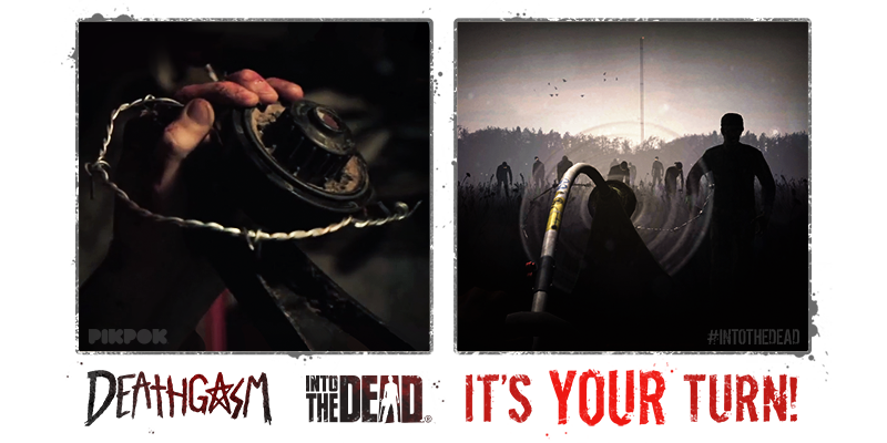 Into the Dead Other (Into The Dead press kit): Movie and game images side by side