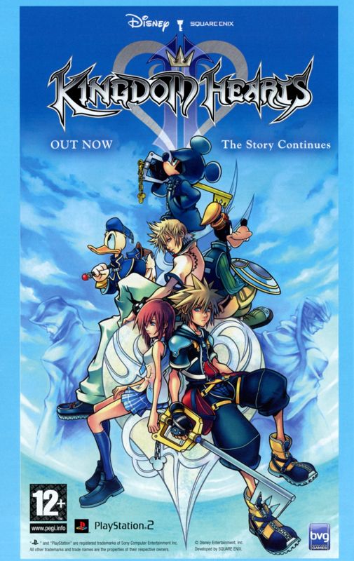 Kingdom Hearts II Manual Advertisement (Game Manual Advertisements): Final Fantasy XII (PS2, UK, Platinum release)