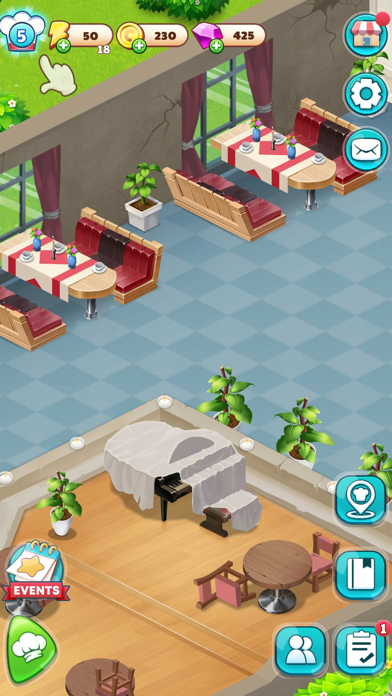 Merge Restaurant: Makeover Screenshot (iTunes Store)