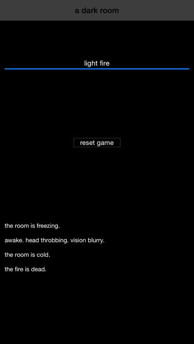 A Dark Room Screenshot (iTunes Store)