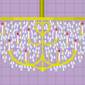 You Have to Burn the Rope Screenshot (Game Manual): The Chandelier. Burn the rope to make it fall down and cruch the boss!