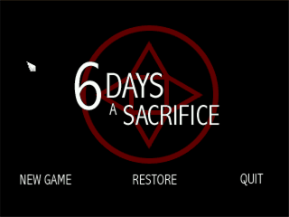 6 Days a Sacrifice Screenshot (Official Website)