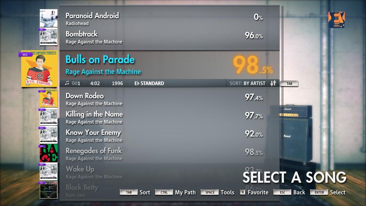 Rocksmith: All-new 2014 Edition - Rage Against the Machine: Bulls on Parade Screenshot (Steam)