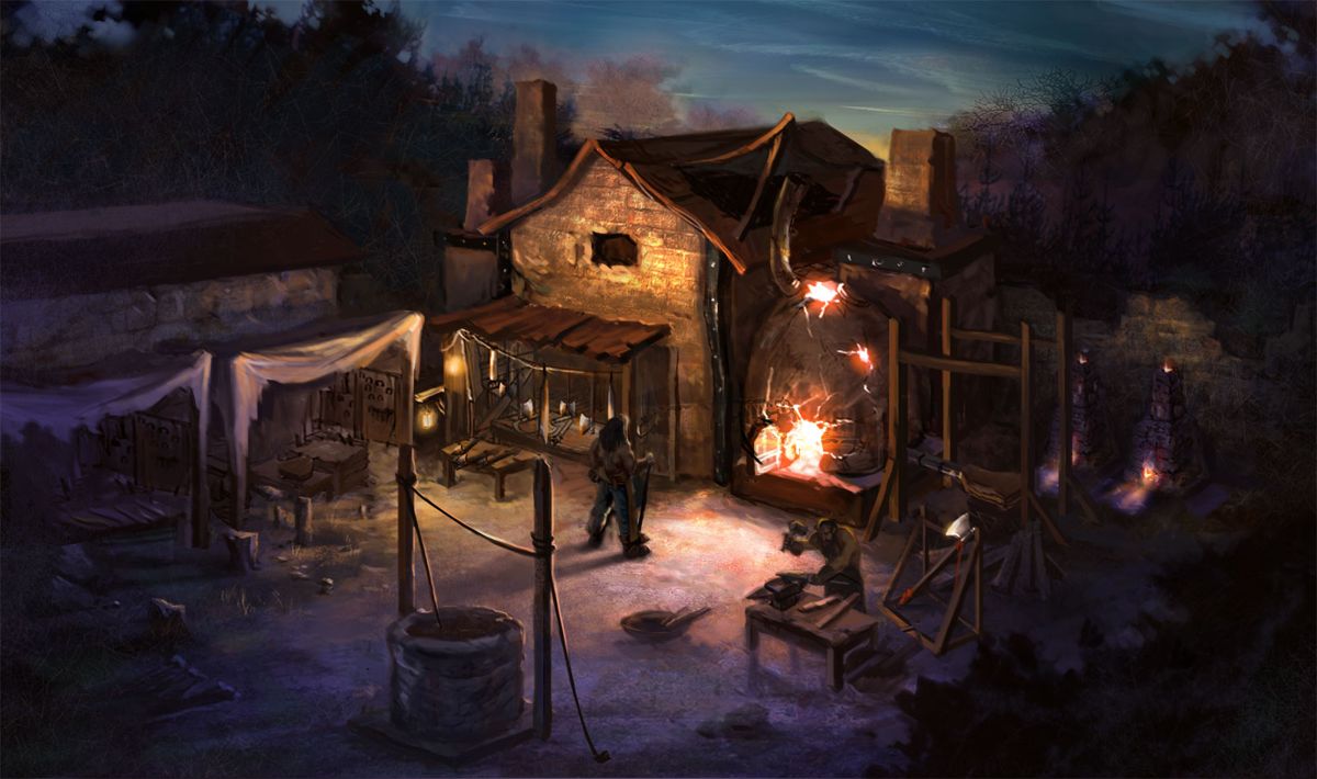 Diablo III Concept Art (Concept art): Blacksmith