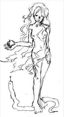 Ib Concept Art (Official Website): "Fragment of Adam"