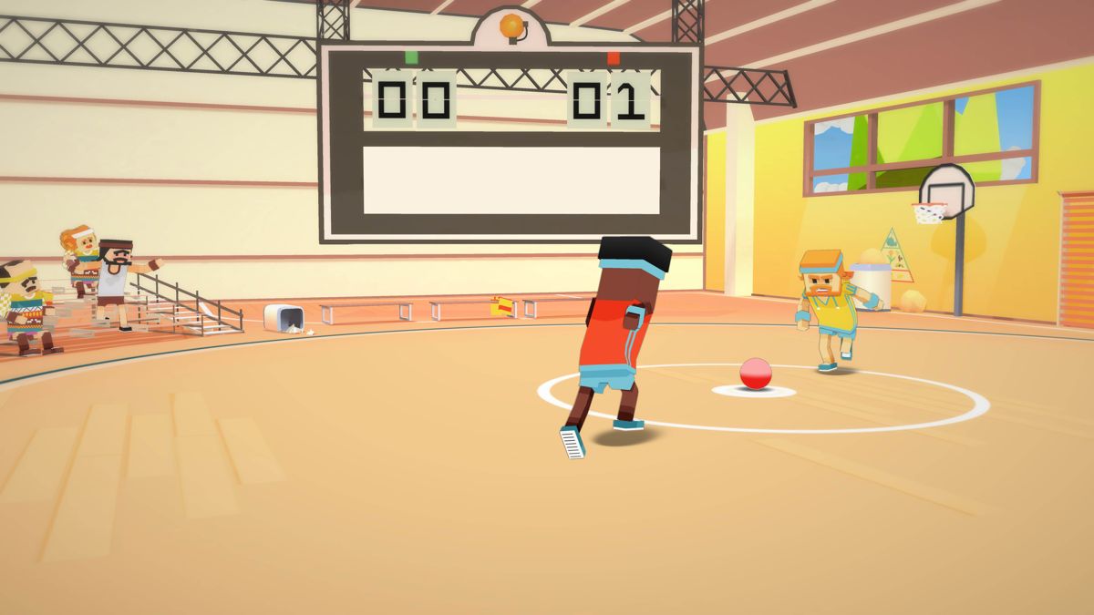 Stikbold!: A Dodgeball Adventure Screenshot (Press Kit): Gym