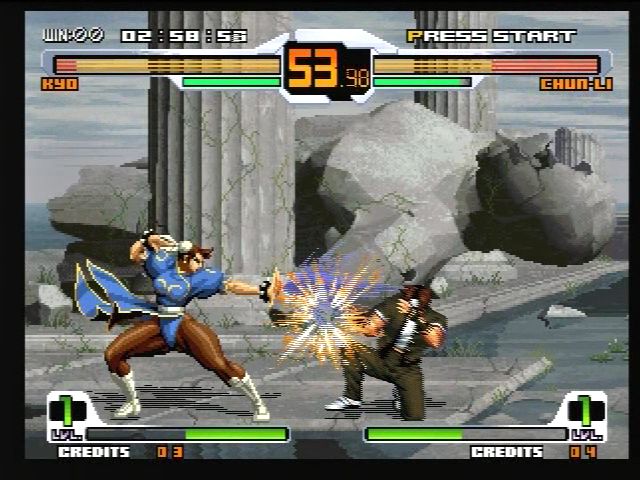 SVC Chaos: SNK vs. Capcom Screenshot (SNK E3 2004 Press CD)