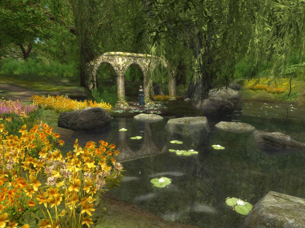 The Lord of the Rings Online: Shadows of Angmar Screenshot (Midway E3 2006 Asset Disc): Lakes River Maiden Lair