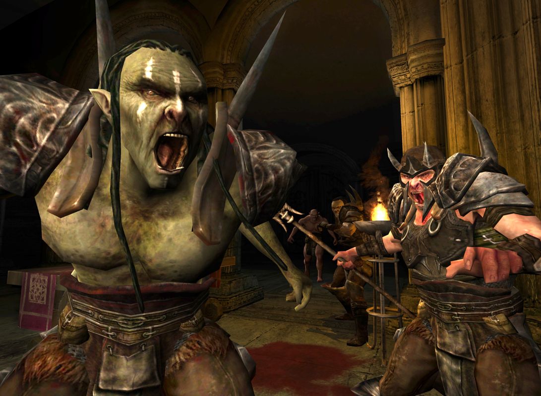 The Lord of the Rings Online: Shadows of Angmar Screenshot (Midway E3 2006 Asset Disc): Orcs