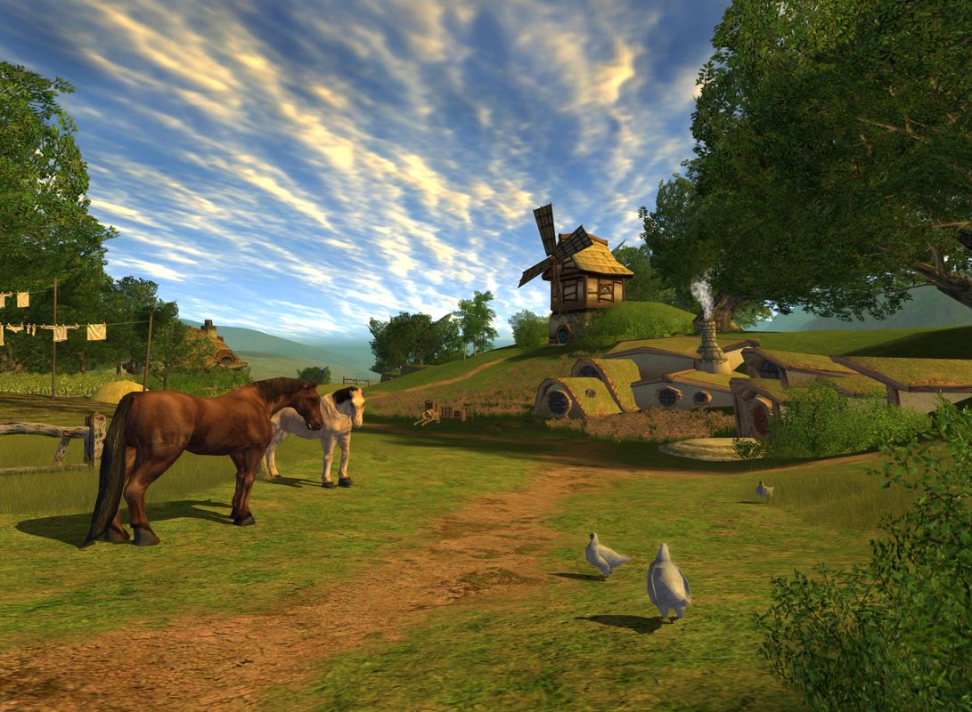 The Lord of the Rings Online: Shadows of Angmar Screenshot (Midway E3 2006 Asset Disc): Shire